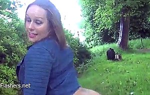Cute ashley riders flashing and overcoming her shyness to expose firm tits and outdoor public nudity of euro babe in parks and streets
