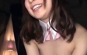 The japanese bunny momoka sakai gives a bj with gelatin