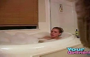 Bathtub Spy masturbation