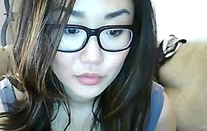 Hot asian nerd wants to cum for you full