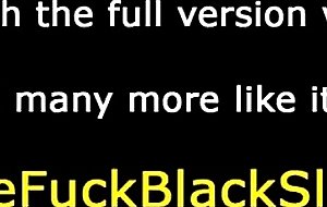 Black teen foot fucked