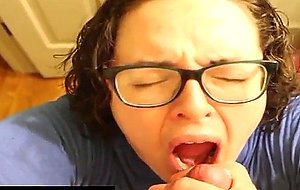 Shocking college bj & beautifull facial