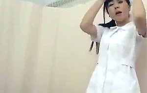 The nurse miyuki ojima is charitable and gives head to the sick patients