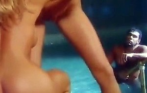 Pool threesome with a bbc
