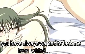 Massive tits hentai babe showing her pussy