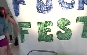 Real university amateur jerking cock