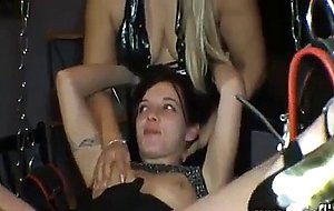 Fisting her teen pussy in bondage till she squirts