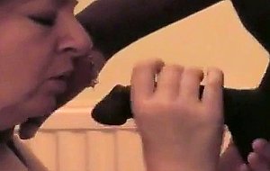 Granny clare sucks and fucks big black stud