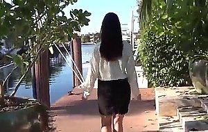 Dicksucking realtor rides clients cock