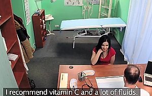 Sexy patient is given the cock cure in a bid to lift her mood