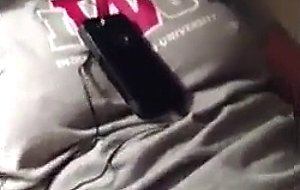 Blindfolded hairy teen girlfriend finger fucked to