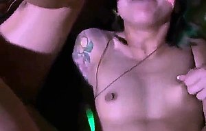 College girls getting pounded at outdoor rave party