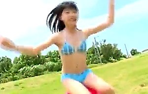 Cute japanese girl posing for the camera