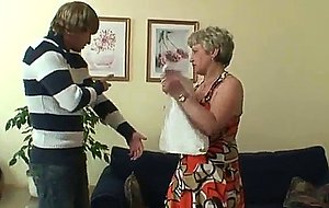 Young stud bangs 60 years old woman