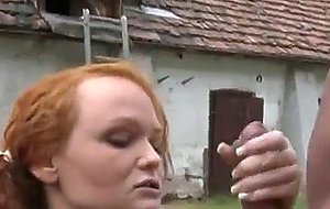 Redhaired german teen girl fucked.