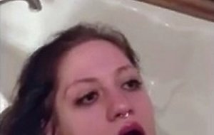 Cute teen doll sex in the bathroom