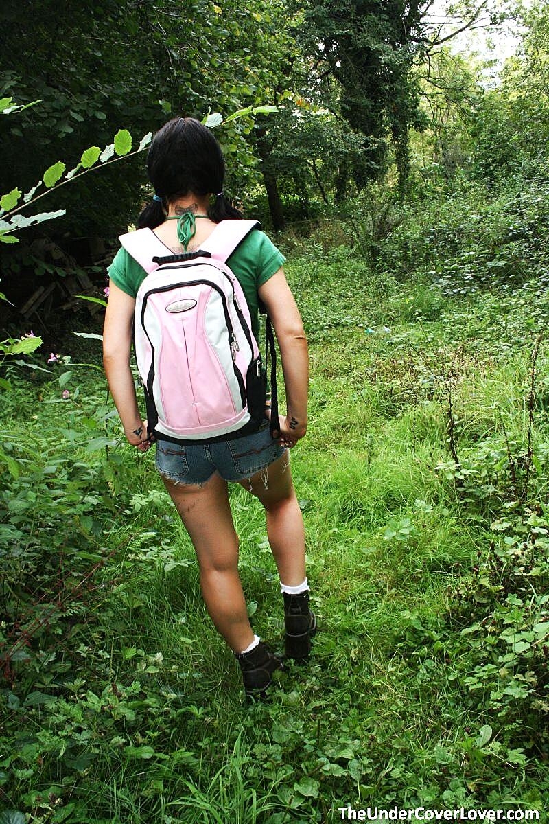 Dark Haired Woman Elizabeth Lawrence Has Interracial Sex Amid Greenery Interracial, Mature, Milf, Outdoor, Wife