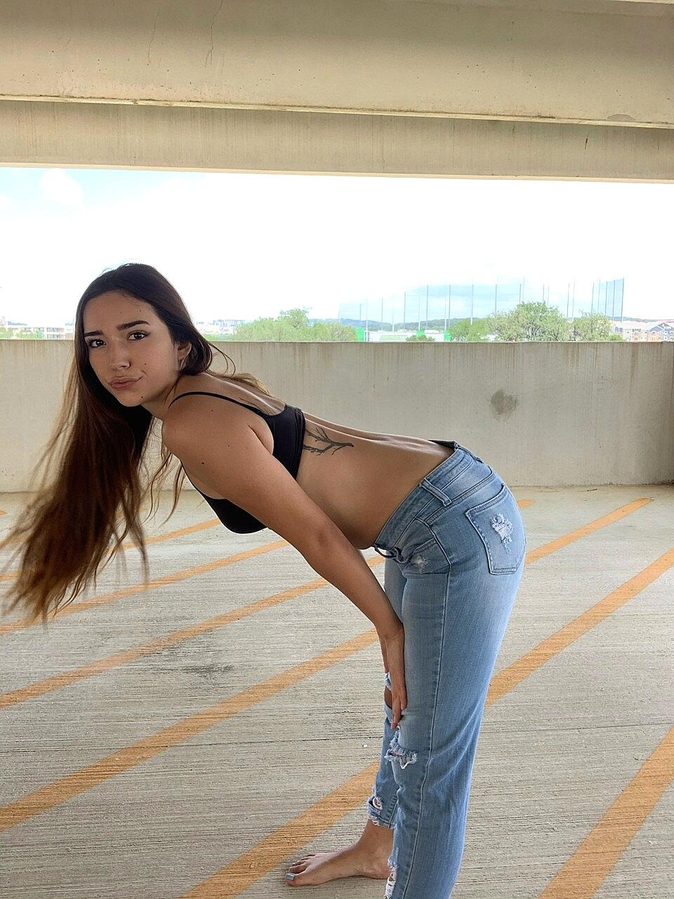 Samlypuff Amateur, Beautiful, Jeans, Outdoor, Sexy