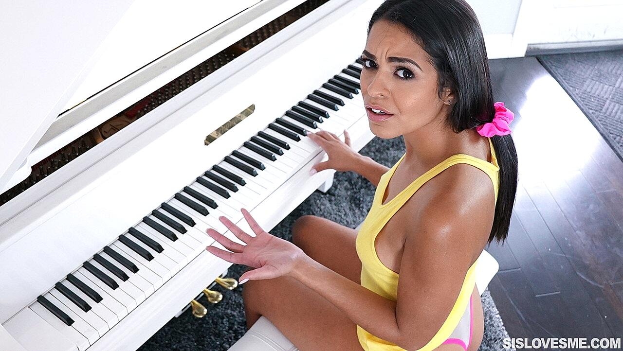 Sexy Music Student Pays For Lessons With Piano Handjob & Outdoor Doggystyle, Vienna Black Cute, Facial, Latina, Step-Sister