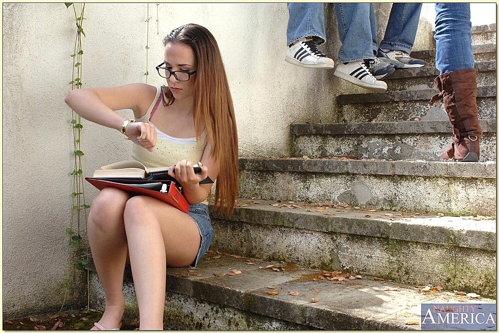 Naughty Bookworms Cristina Agave, Joey Ray, McKenzee Miles