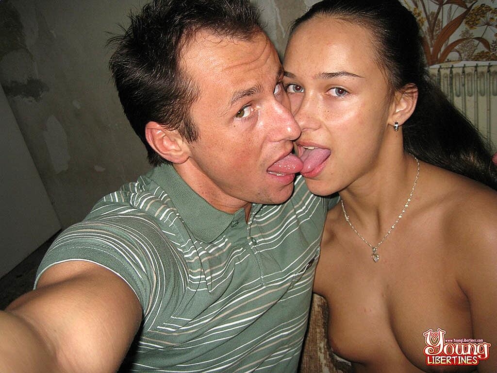 Young Brunette And Her Man Friend Take Selfies While Having Sexual Relations, Victoria Sweet Amateur, Handjob, Milf, Tiny-Tits