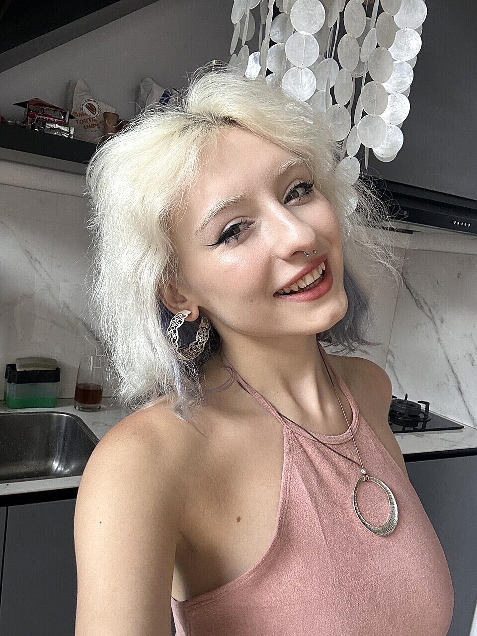 Pretty Blonde With Tattoos Luminatria Takes Self Shots During Non-Nude Action Amateur, Big-Tits, Piercing, Solo, Tattoo