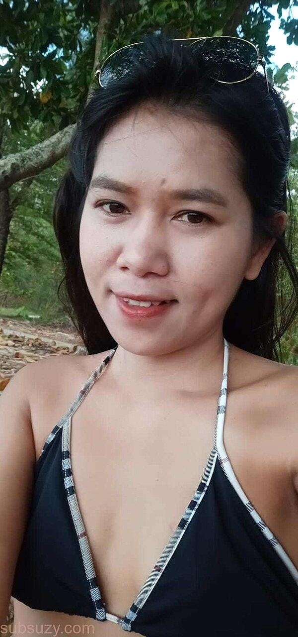 Busty Asian Babe in Lingerie & Thong Teases on Bed Sub Suzy Modelcentro Performed By Sub Suzy Naked Photos Amateur, Asian, Beach, Bikini, Tiny-Tits