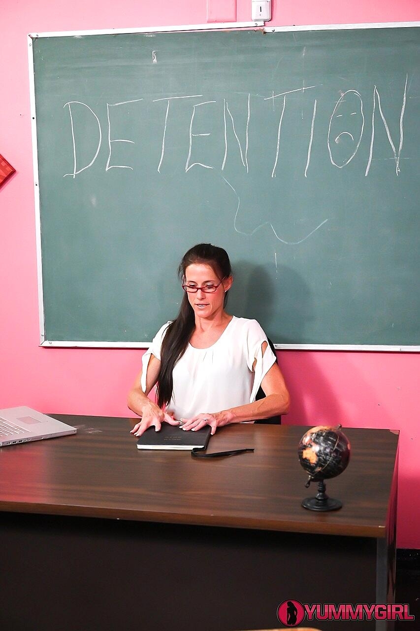 Tall Teacher Sofie Marie Getting Fucked And Facialed By Her Student Facial, Milf, Skinny, Teacher